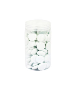 White Glass Gems 500g 17-19mm