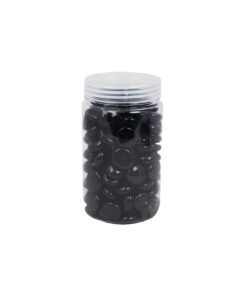 Black Glass Gems 500g 17-19mm