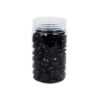 Black Glass Gems 500g 17-19mm
