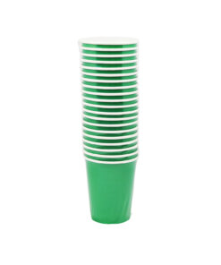 Dark Green Paper Cup 9oz 20pk