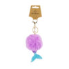 Blue Mermaid PomPom Keyring