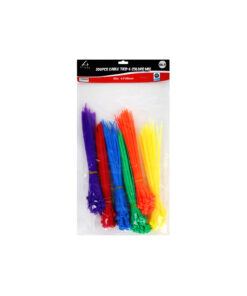 Cable Tie 6 Colors Assorted 300pc 4.6x20cm