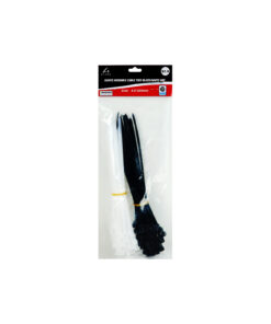 Reusable Cable Tie Black & White 100pc