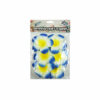 Yellow & Blue Frangipani 6cm 6pc