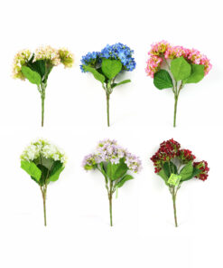 5 Bunch Hydrangea 34cm