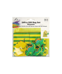 Dinosaur Gift Bag Set 24pc