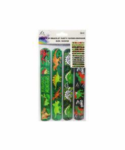 Dinosaur Design Slap Bracelet Set 12pc