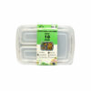 3-Comp Square Take Away Containers 10pk 650ml