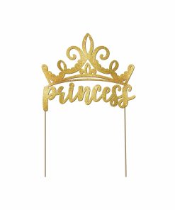 Disney Princess Glittered Cake Pick