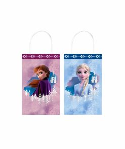 Frozen Kraft Paper Gift Bags assorted 8pk