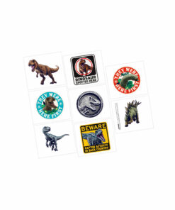 Jurassic Into The Wild Tattoos 8pc