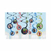 Avengers Spiral Swirl Decorations 12pc