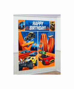 Hot Wheels Wild Racer Scene Setter Wall Decorations Kit