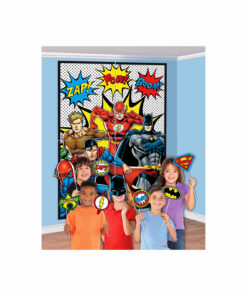 Justice League Scene Setter & Photo Props 16pc