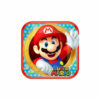 Super Mario Square Paper Plates 8pc