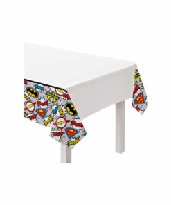 Justice League Heroes Unite Paper Tablecover 1.37m x 2.43m