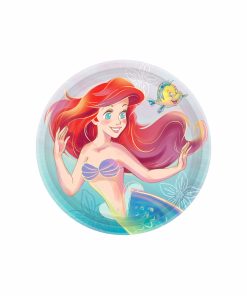 The Little Mermaid Round Paper Plates 8pk
