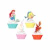 The Little Mermaid Cupcake Cases & Pick Set