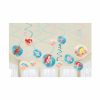 The Little Mermaid Spiral Swirls Hanging Decorations 12pc