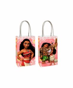 Moana Kraft Paper Bag Assorted 8pk