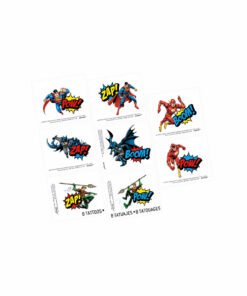 Justice League Tattoo Favors 8pk