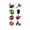 Marvel Avengers Powers Tattoo Favors 8pc