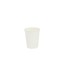 White Coffee Paper Cups 8oz 50pc