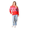 Xmas Jumper Penguin Woman
