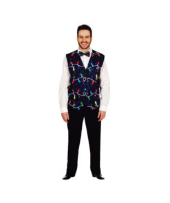 Blue Christmas Waist Coat Adult