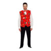 Red Christmas Waist Coat Adult
