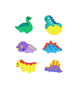 Dinosaur Erasers 6pc