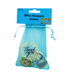 Animal Erasers 6pc