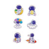 Astronaut Erasers 6pc