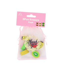 Fruit Erasers 6pc
