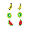 Fruit Erasers 6pc