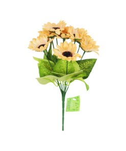 Sunflower Bush 10 Head 33cm Assorted