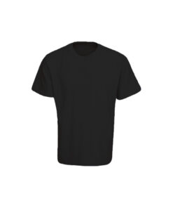 Black T-Shirt For Adult Size XL