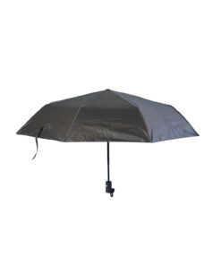 Black Automatic 3-Fold Waterproof UV Protection Umbrella