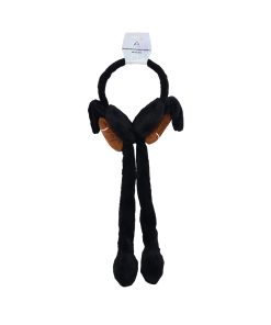 Black Winter Warm Earmuff Rugby Moving Ears