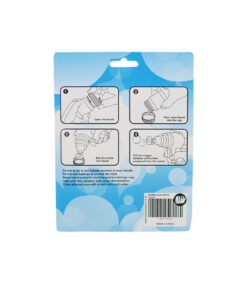 Blue & Red Bubble Gun with Light 16 x 20cm