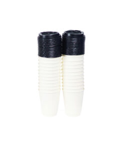 Alternative view of White Double Wall Coffee Cups with Lid 24x12oz