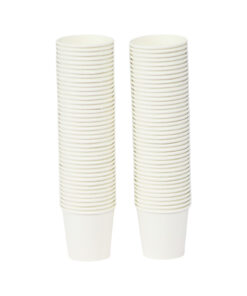 White Paper Cups 4oz 80pc
