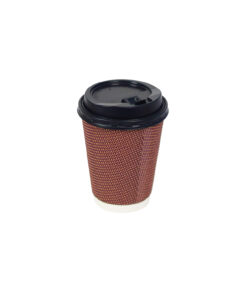 Ripple Double Wall Coffee Cups with Lid 24x8oz