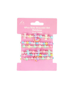 Rainbow Bracelet Set 6pc