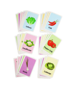 Vegetables Flash Card 36pc 7.8x11.7cm