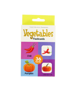 Vegetables Flash Card 36pc 7.8x11.7cm