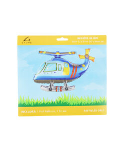 3D Helicopter Foil Balloon 1pc