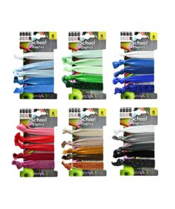 Hair Elastics 5pk Assorted