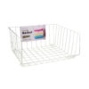 White Stacker Basket 22 x 42 x 47cm