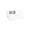 White Stacker Basket 22 x 42 x 47cm